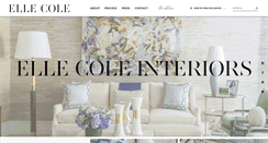 Desktop Screenshot of ellecoleinteriors.com